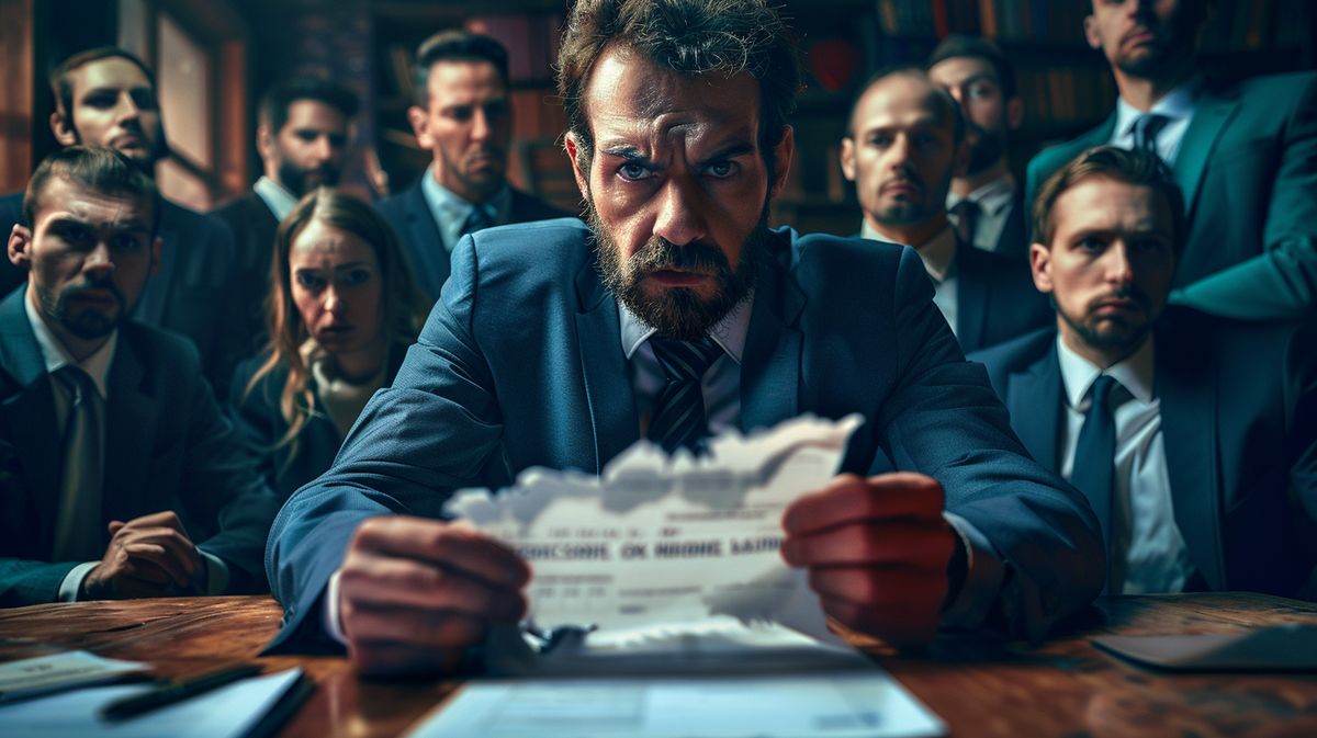 Narzisst hält sich nicht an Abmachungen, Mann ignoriert offensichtliche Vereinbarungen auf Dokument