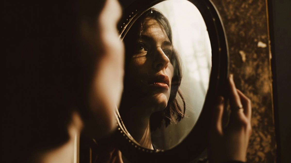 Porträt eines lächelnden Mannes, der eine Maske hält – wann zeigt ein Narzisst sein wahres Gesicht