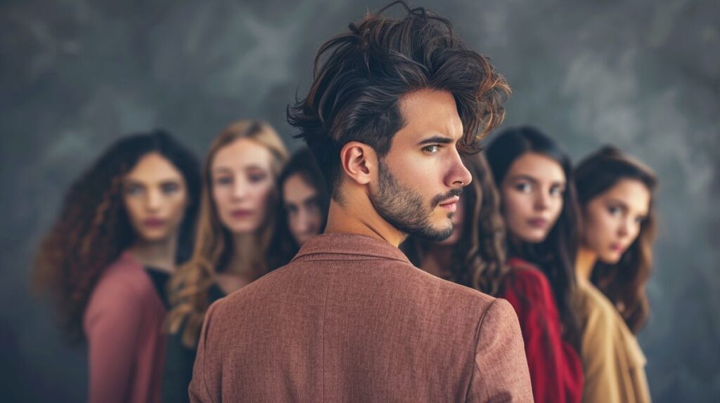 Narzissten hassen Frauen, emotionale Diskussion zwischen einem Mann und einer Frau im Büro