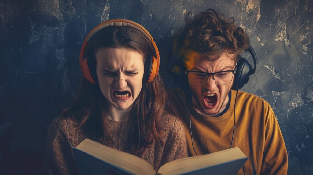 SEO-optimiertes Alt-Text: Junge Frau genießt Kaffee in einem gemütlichen Café beim Lesen eines Buches